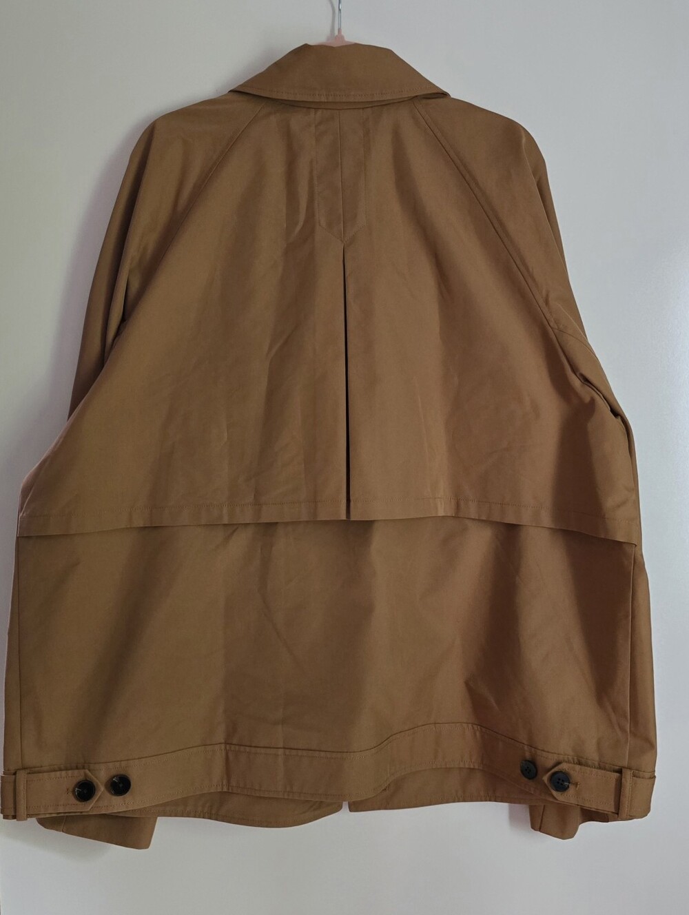 GAP Brown Asymmetrical Short Trench Jacket | XXL T NWT - Picture 3 of 16